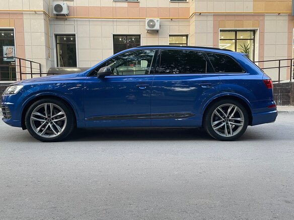 2016 Audi Q7 II (4M), синий - вид 12