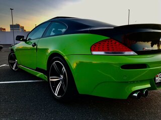 2006 BMW 6 серии 650i II (E63/E64), зелёный, 1720000 рублей, вид 2