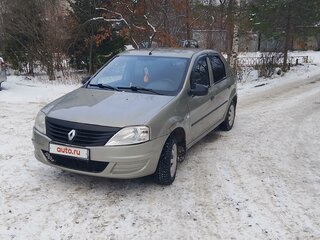 2012 Renault Logan I Рестайлинг, серый, 450000 рублей, вид 1