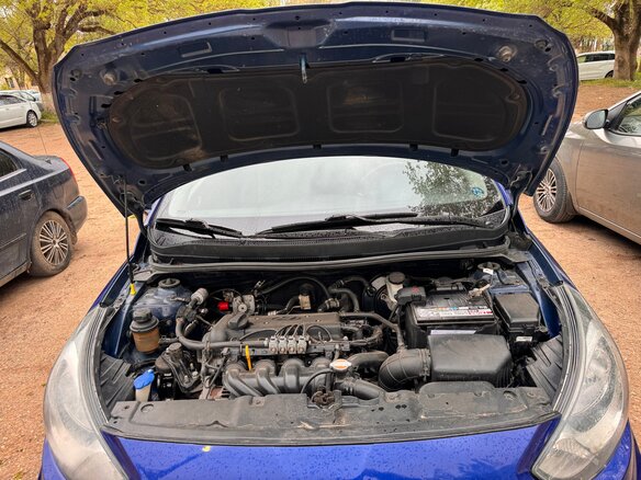 2012 Hyundai Solaris I, синий, 680000 рублей - вид 14