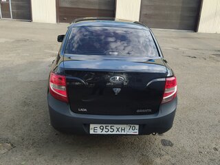 2013 Lada (ВАЗ) Granta I, чёрный, 420000 рублей, вид 4