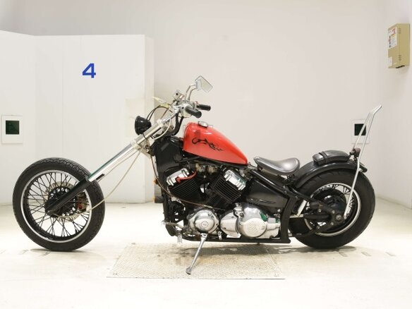 1997 Yamaha XVS400 Drag Star, красный, 274000 рублей - вид 1