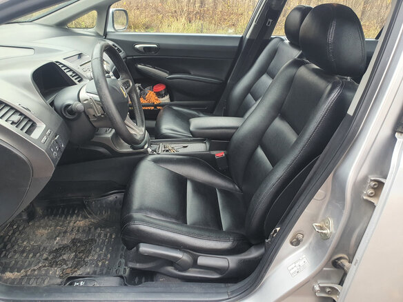 2008 Honda Civic VIII, серебристый, 800000 рублей - вид 9