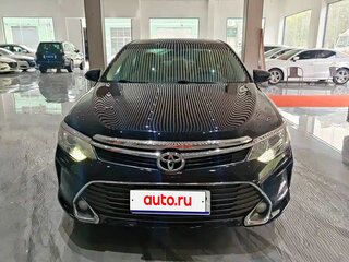 2015 Toyota Camry VII (XV50) Рестайлинг, чёрный, 1483008 рублей, вид 2