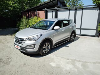 2014 Hyundai Santa Fe III, серебристый, 2850000 рублей, вид 1