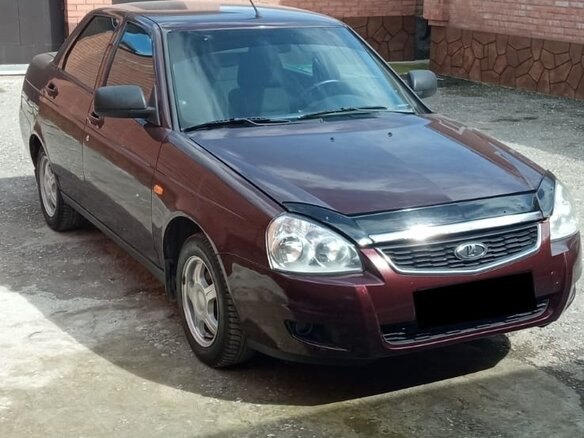 2013 Lada (ВАЗ) Priora I, пурпурный, 399000 рублей - вид 1