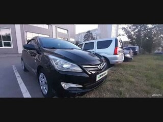 2015 Hyundai Solaris I Рестайлинг, чёрный, 690000 рублей, вид 5