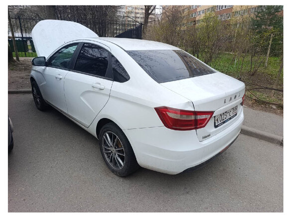 2018 Lada (ВАЗ) Vesta I, белый, 380000 рублей - вид 5