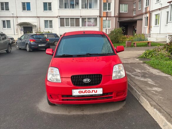 2005 Kia Picanto I, красный, 290000 рублей