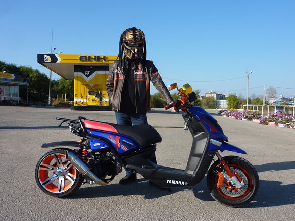 2016 Yamaha BWs, синий, 200000 рублей