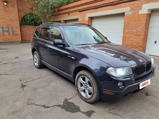 2007 BMW X3 30i I (E83) Рестайлинг, синий, 1200000 рублей, вид 4