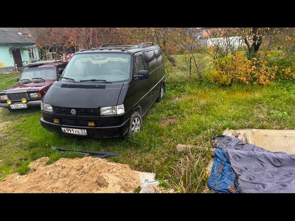 1993 Volkswagen Caravelle T4, чёрный, 205000 рублей - вид 11