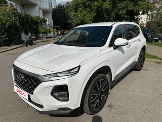 2019 Hyundai Santa Fe IV, белый, 2600000 рублей, вид 3