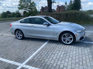 2016 BMW 4 серии 430i xDrive F32/F33/F36, серебристый, 2850000 рублей, вид 4