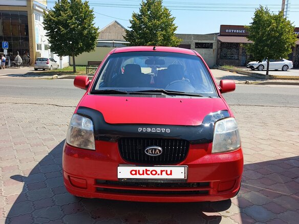2007 Kia Picanto I Рестайлинг, красный, 470000 рублей - вид 1