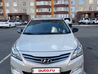 2015 Hyundai Solaris I Рестайлинг, бежевый, 1150000 рублей, вид 1