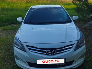 2016 Hyundai Solaris I Рестайлинг, белый, 1100000 рублей, вид 1