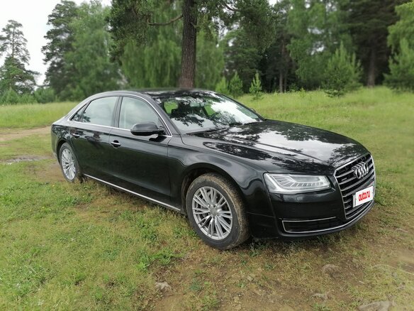 2015 Audi A8 Long III (D4) Рестайлинг, чёрный, 3750000 рублей - вид 7