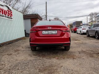 2020 Hyundai Solaris II Рестайлинг, красный, 1237000 рублей, вид 5