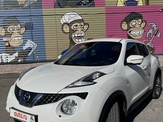 2015 Nissan Juke I Рестайлинг, белый, 1370000 рублей, вид 1