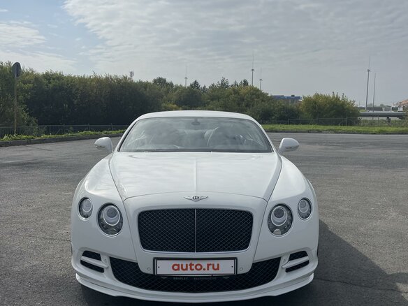 2015 Bentley Continental GT Speed II, белый - вид 3