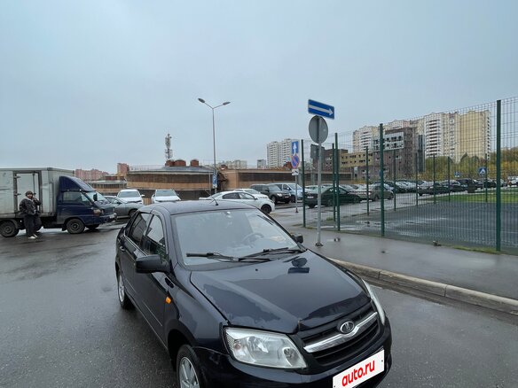 2013 Lada (ВАЗ) Granta I, синий, 350000 рублей - вид 2