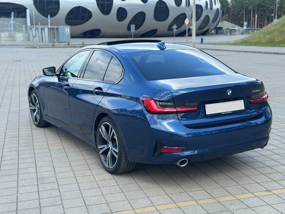 2020 BMW 3 серии 330e VII (G2x), голубой, 3503582 рублей - вид 3