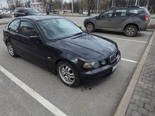 2002 BMW 3 серии Compact 316i IV (E46) Рестайлинг, чёрный, 700000 рублей, вид 2