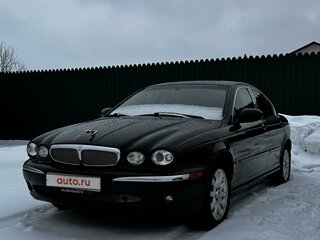 2003 Jaguar X-Type I, чёрный, 950000 рублей, вид 1