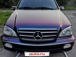 2003 Mercedes-Benz M-Класс 400 I (W163) Рестайлинг, серебристый, 1300000 рублей, вид 1