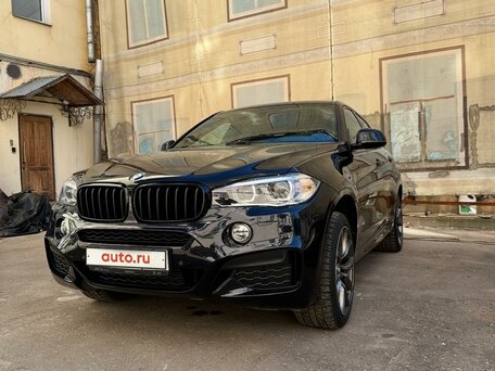 2019 BMW X6 30d II (F16), чёрный, 6900000 рублей, вид 2