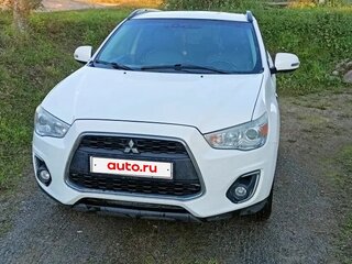 2013 Mitsubishi ASX I Рестайлинг, белый, 710000 рублей, вид 1
