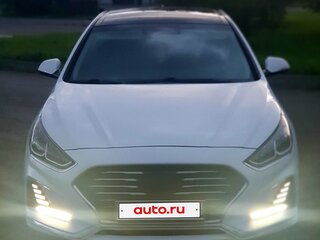 2017 Hyundai Sonata VII (LF) Рестайлинг, белый, 1700000 рублей, вид 1