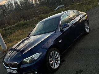 2015 BMW 5 серии 520i VI (F10/F11/F07) Рестайлинг, синий, 1900000 рублей, вид 1