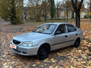 2005 Hyundai Accent ТагАЗ II, серебристый, 300000 рублей, вид 1