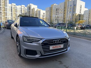 2020 Audi A6 45 TDI V (C8), серебристый, 6500000 рублей, вид 2