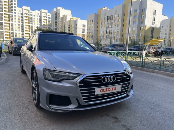 2020 Audi A6 45 TDI V (C8), серебристый, 6500000 рублей - вид 1