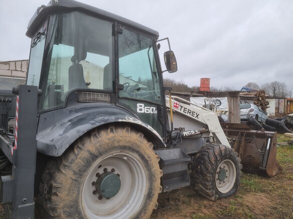 2004 Terex Экскаваторы-погрузчики, серый, 2400000 рублей - вид 4