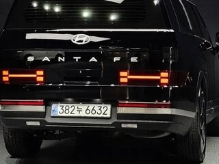 2024 Hyundai Santa Fe V (MX5), чёрный, 5106646 рублей, вид 4
