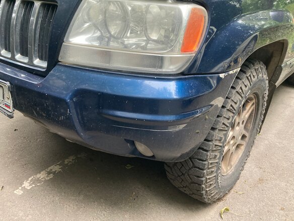 2004 Jeep Grand Cherokee II (WJ), синий - вид 7