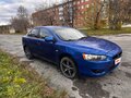 2008 Mitsubishi Lancer X, синий, 500000 рублей