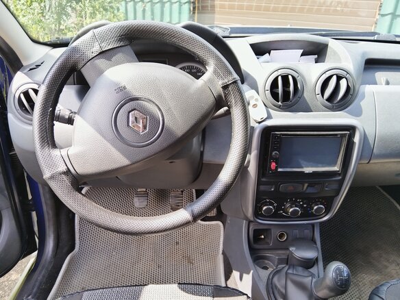 2013 Renault Duster I, синий, 850000 рублей - вид 5