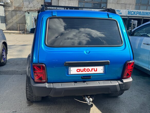2006 Lada (ВАЗ) 2121 (4x4) I Рестайлинг, синий, 800000 рублей - вид 6