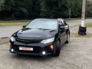 2015 Toyota Camry VII (XV50) Рестайлинг, чёрный, 2220000 рублей, вид 2