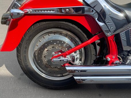 2004 Harley-Davidson Fat Boy, красный, 1050000 рублей, вид 5