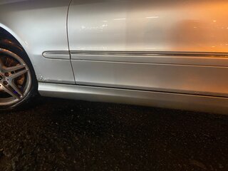 2003 Mercedes-Benz CLK-Класс 200 II (W209), серебристый, 850000 рублей, вид 3