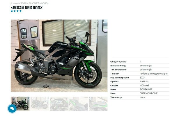 2023 Kawasaki Ninja 1000 SX, чёрный, 1229000 рублей - вид 8