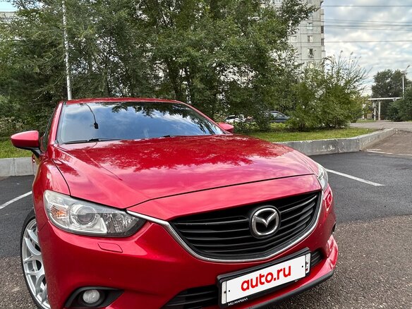 2013 Mazda 6 III (GJ), красный, 1450000 рублей - вид 1