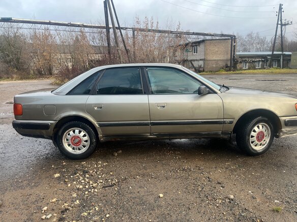 1991 Audi 100 IV (C4), серый, 160000 рублей - вид 4