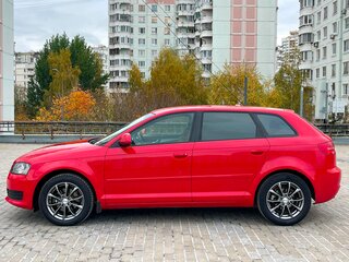 2009 Audi A3 II (8P) Рестайлинг 2, красный, 750000 рублей, вид 5